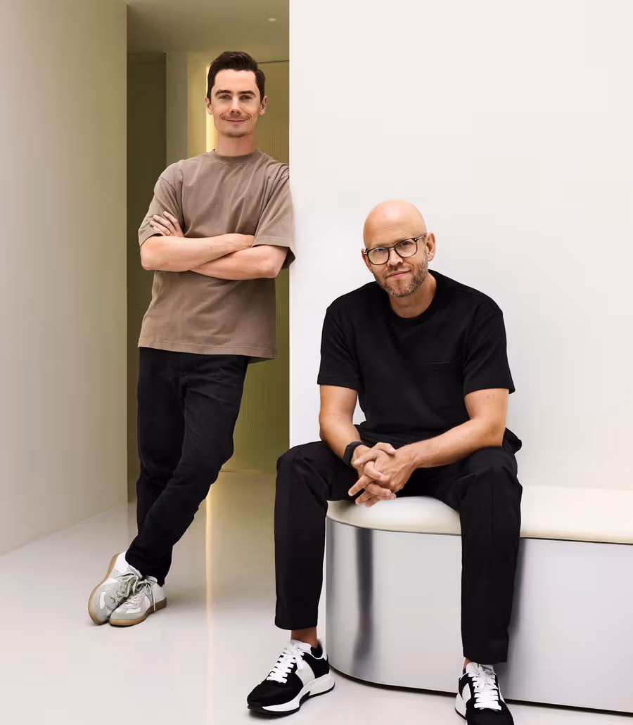 Neko Health co-founders Hjalmar Nilsonne and Daniel Ek.